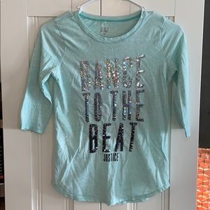 justice active shirt